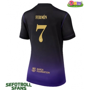 Barcelona Fermin Lopez #7 Bortatröja Kvinnor 2026-27 Kortärmad